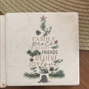 Christmas Tree Themed Coaster